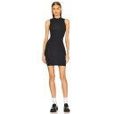 Helsa 【 Jersey Mock Neck Mini Dress Women 】 ジャージ ドレス レディースファッション ドレス レディース