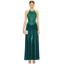 Patbo 【 Hand-Beaded Tulle And Jersey Gown Women 】 ジャージ レディースファッション ドレス レディース