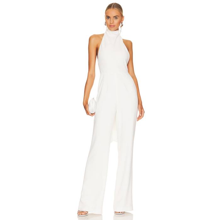 Sau Lee 【 Portia Jumpsuit Women Ivory 】 ジャンプスーツ レディース アイボリー