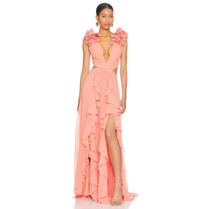 Patbo 【 Flutter Sleeve Maxi Dress Women 】 Sleeve スリーブ ドレス レディースファッション ドレス レディース