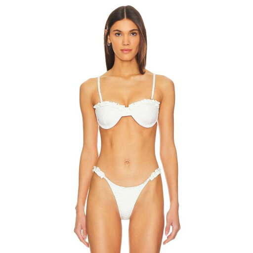 More To Come 【 Amelia Ruffle Bikini Top Women 】 レディースファッション 水着 レディース More To Come 【 Amelia Ruffle Bikini Top Women 】 レディースファッション 水着 レディース