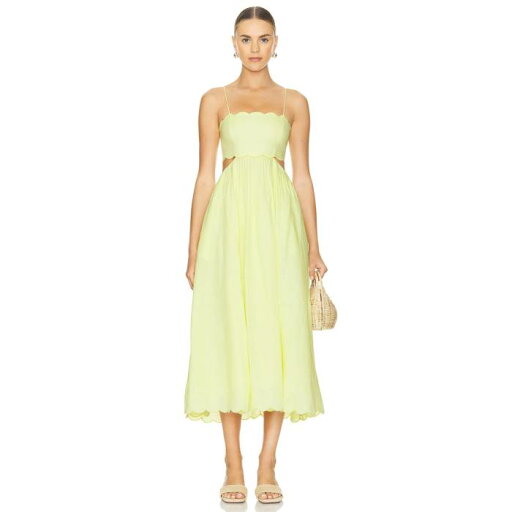 ジマーマン Zimmermann 【 Halliday Scallop Midi Dress Women 】 ドレス レディースファッション ドレス レディース ジマーマン Zimmermann 【 Halliday Scallop Midi Dress Women 】 ドレス レディースファッション ドレス レディース