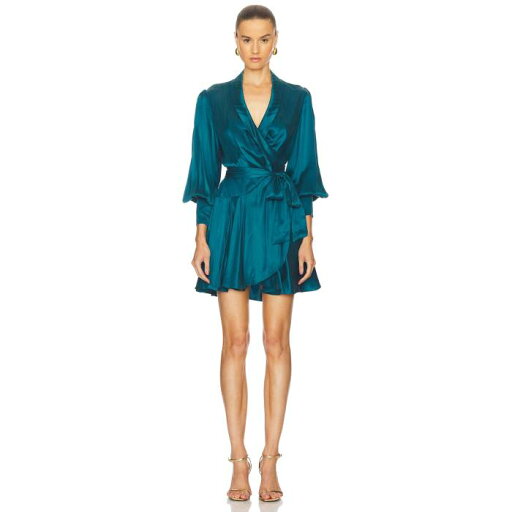 ジマーマン Zimmermann 【 Silk Wrap Mini Dress Women 】 wrap ラップ ドレス レディースファッション ドレス レディース ジマーマン Zimmermann 【 Silk Wrap Mini Dress Women 】 wrap ラップ ドレス レディースファッション ドレス レディース