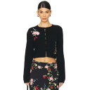 Kitri 【 Carmel Embroidered Cardigan Women 】 カーディガン レディースファッション トップス カーディガン ボレロ レ...