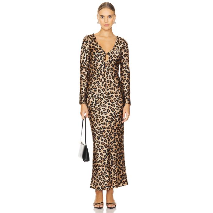 Хɥå Bardot  Verona Printed Satin Dress Women  ƥ ɥ쥹 ǥեå ...