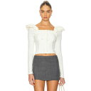 For Love & Lemons 【 Aliyah Pointelle Top Women 】 レディースファッション トップス その他 レディース