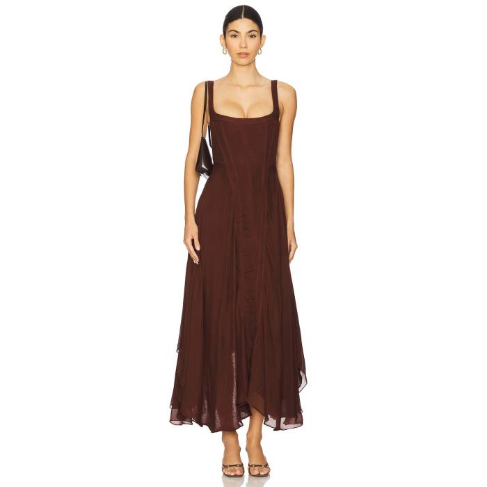 Understated Leather 【 Honey Moon Dress Women Chocolate 】 ハニー ドレス レディースファッション ドレス レディース
