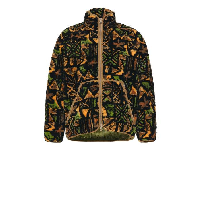 ビームス ボアジャケット メンズ ビームス Beams Plus 【 Mil Jersey Jacquard Boa Men Batik 】 ジャージ メンズファッション コート ジャケット メンズ