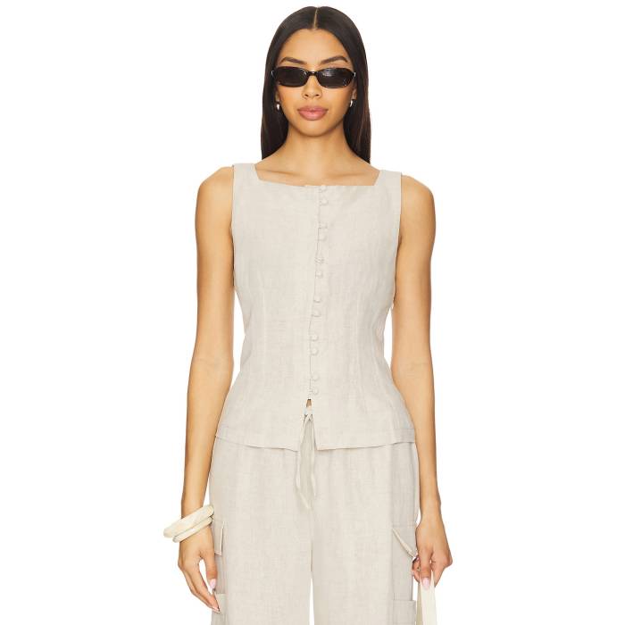 Ciao Lucia 【 Formoso Top Women Oatmeal 】 レディースファッション トップス タンクトップ レディース