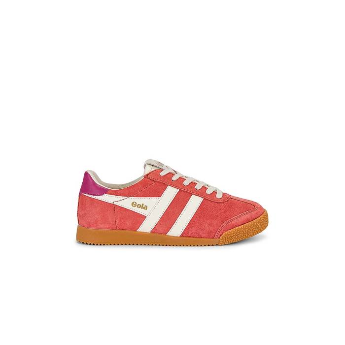 ゴーラ Gola 【 Elan Sneaker Women Coral, Off White, &Amp; Fuchsia 】 靴 スニーカー レディース