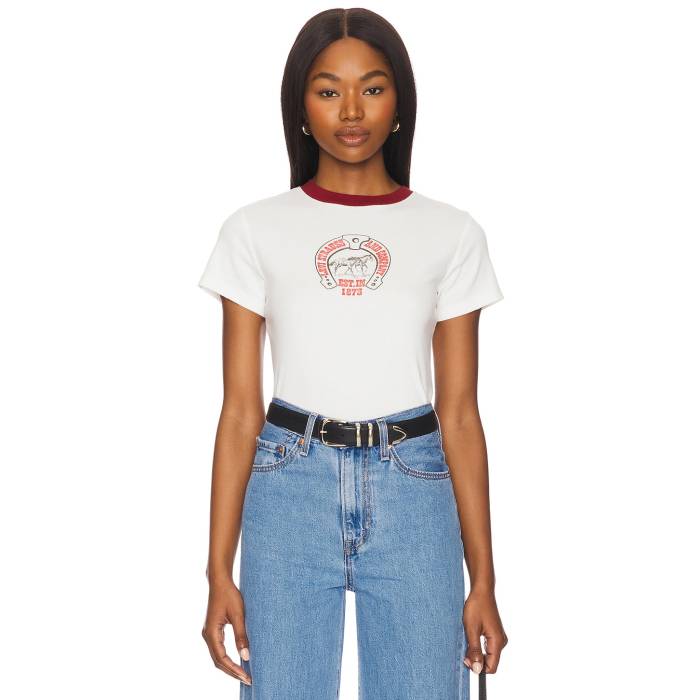 リーバイス Levi's 【 Essential Sporty Tee Women Swizzle & Sundried Tomato 】 Tシャツ レディース..