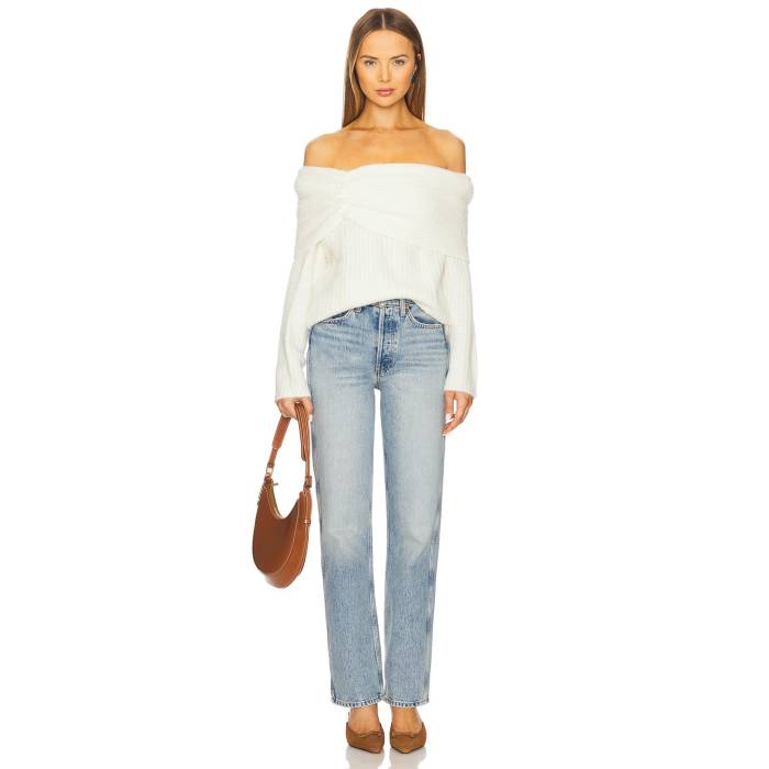 Nia 【 Momo Sweater Women Ecru 】 トレーナー レディースファッション トップス その他 レディース