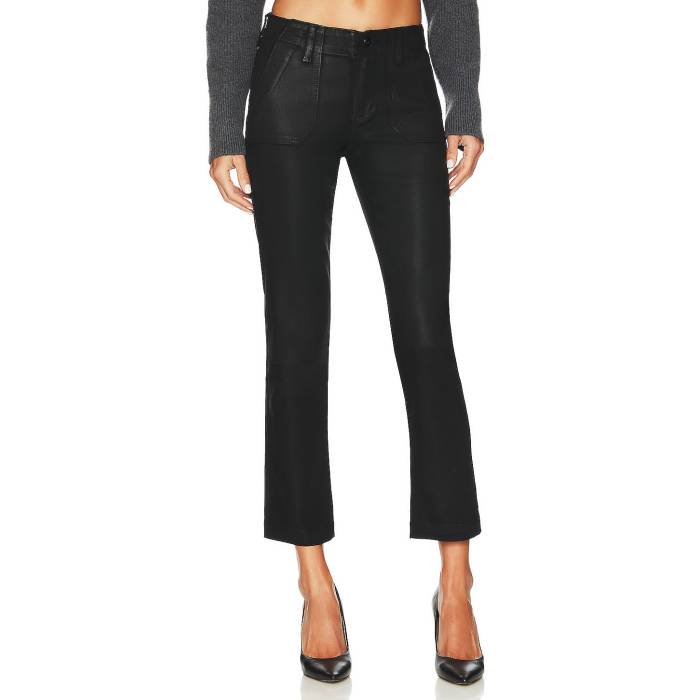 ペイジ Paige 【 Mayslie Straight Ankle Jeans Women Black Fog Luxe Coating 】 ジーンズ レディース 黒色 ブラック