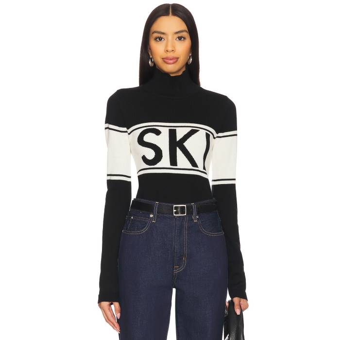 Lovers And Friends 【 Janna Ski Sweater Women Black & White 】 トレーナー レディースファッション トップス ニット セーター セーター レディース 黒色 ブラック 白色 ホワイト