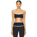 Wellbeing + Beingwell 【 Flowwell Taryn Sports Bra Women Black & White 】 スポーツ アウト...