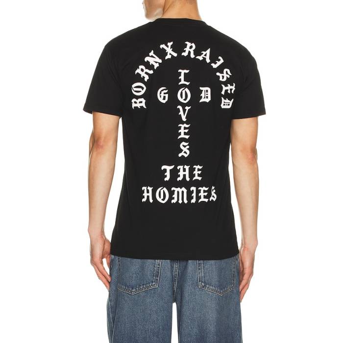 Born X Raised  Tシャツ メンズ 黒色 ブラック