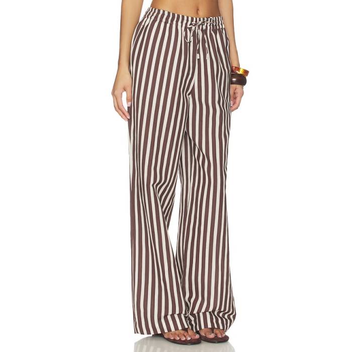 Long Pants - Rococo Sand 【 Straight Pants Women Brown 】 レディース 茶色 ブラウン