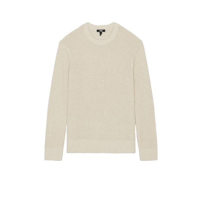 ペイジ Paige 【 Mylo Crew Neck Sweater Men Heathered Natural 】 クルー トレーナー メンズ ナチュラル