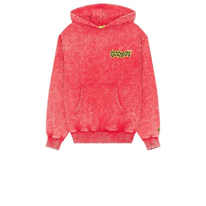 Stay Cool 【 Staycool X Gushers Acid Wash Hoodie Men Strawberry 】 フーディー パーカー メンズファッション トップス パーカー メンズ