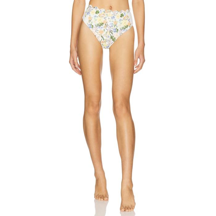 ビーチライオット Beach Riot 【 Nessa Bikini Bottom Women Buttercream Bloom 】 ズボン ボトムス レディースファッション 水着 レディース