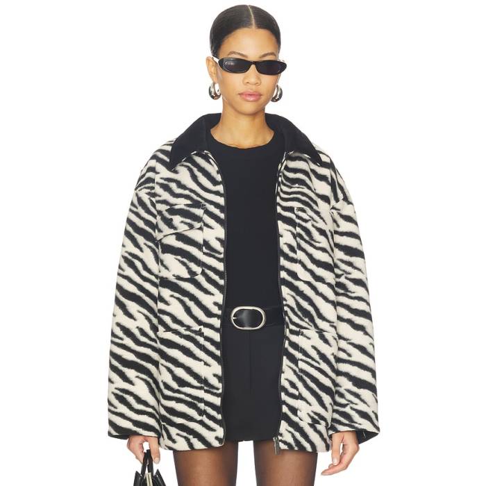サンクチュアリー Sanctuary 【 Soiree Barn Jacket Women Striking Zebra 】 Jacket ジャケット レディース