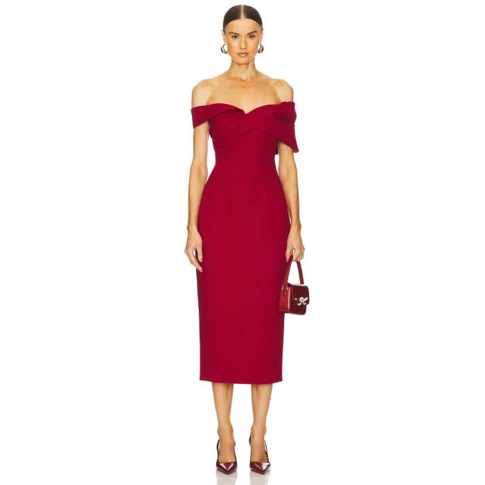 Rachel Gilbert 【 Mattie Dress Women Wine 】 ドレス レディースファッション ドレス レディース