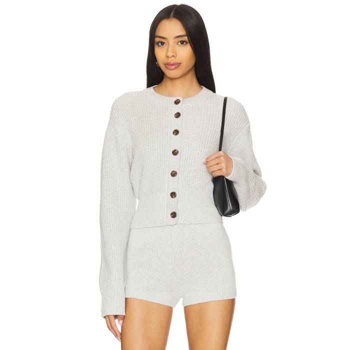 Lovers And Friends 【 Darina Cardigan Women Light Grey 】 カーディガン レディースファッション トップス カーディガン ボレロ レディース 灰色 グレー