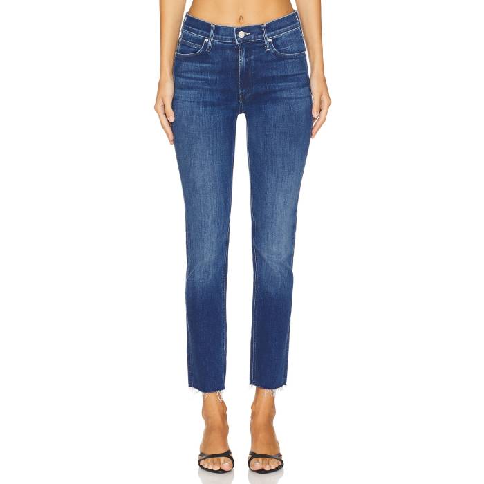 Mother 【 The Mid Rise Dazzler Ankle Fray Jeans Women Nothing Between Us 】 ミッド ライズ ジーンズ レディース