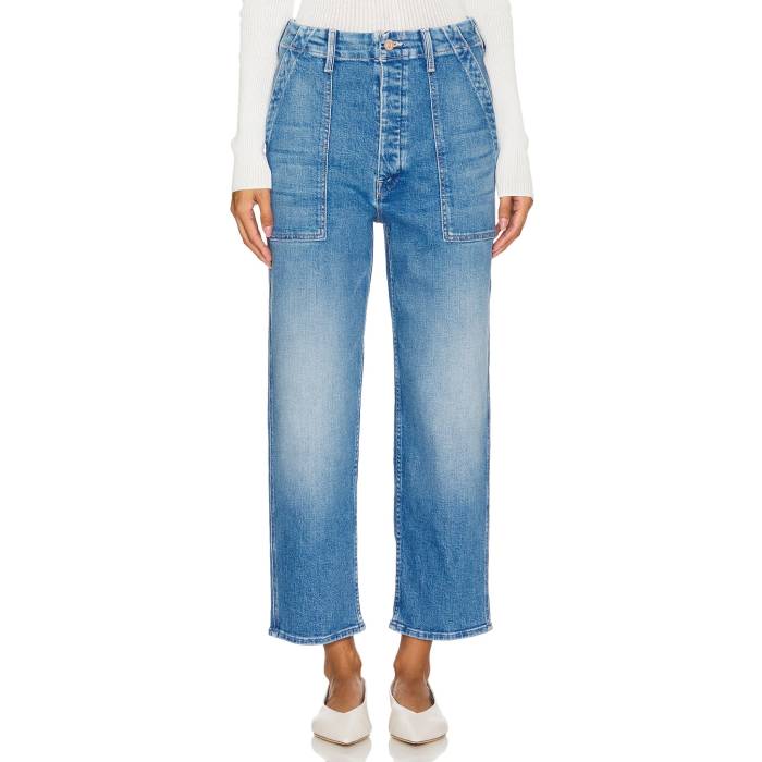 Mother 【 The Patch Pocket Private Flood Jeans Women Flag Me Down 】 ジーンズ レディースファッション ボトムス パンツ レディース ダウン