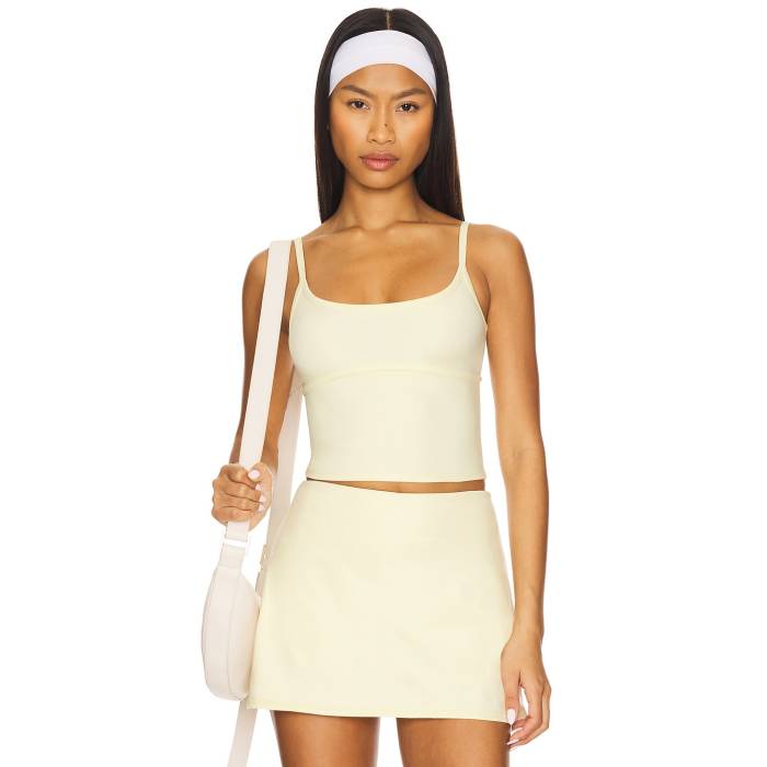 Wellbeing + Beingwell 【 Movewell Ripley Tank Women Baby Yellow 】 タンクトップ スポーツ アウト..