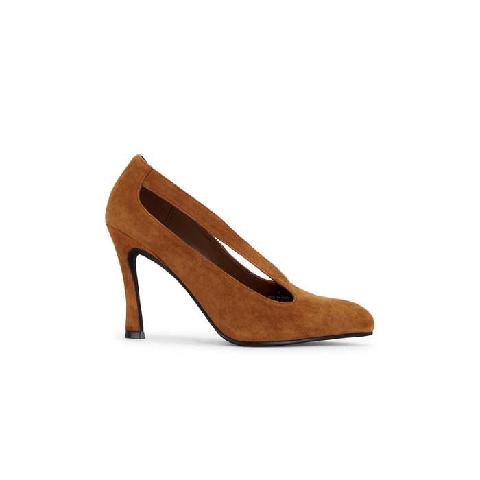 ジェフリーキャンベル Jeffrey Campbell 【 Managed Pump Women Dark Tan Suede 】 ポンプ レディース スエード・スウェード