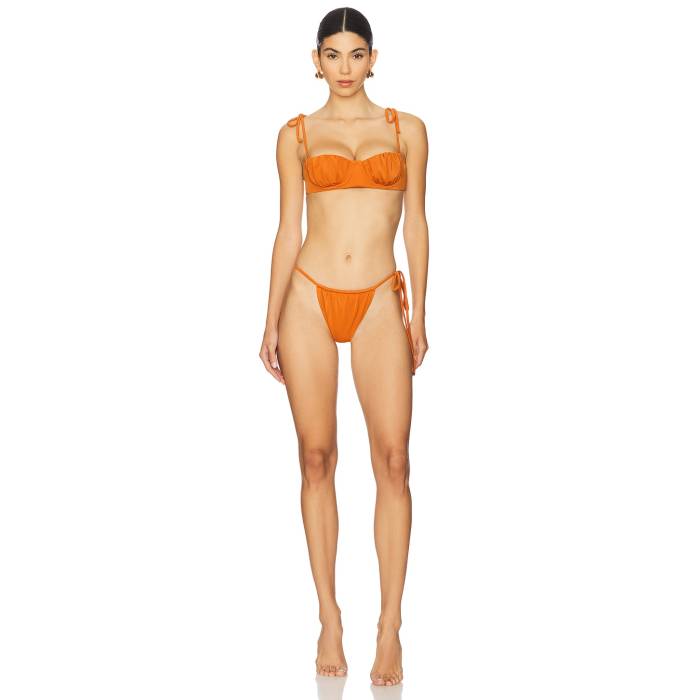 �������ƥ��� The Attico �� Bikini Set Women Orange �� ��ǥ������ե��å���� ���� ��ǥ����� orange ���������