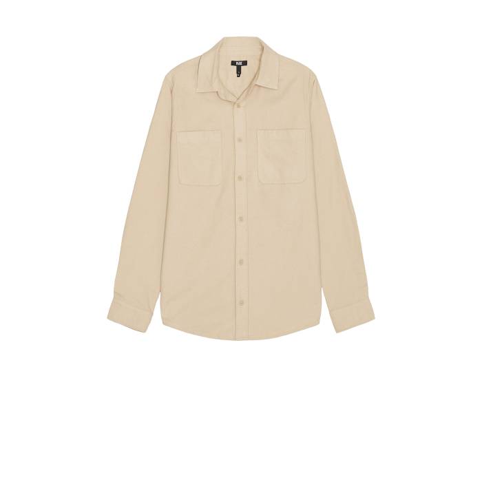 ペイジ Paige 【 Kallen Button Up Shirt Men Morrocan Clay 】 メンズ
