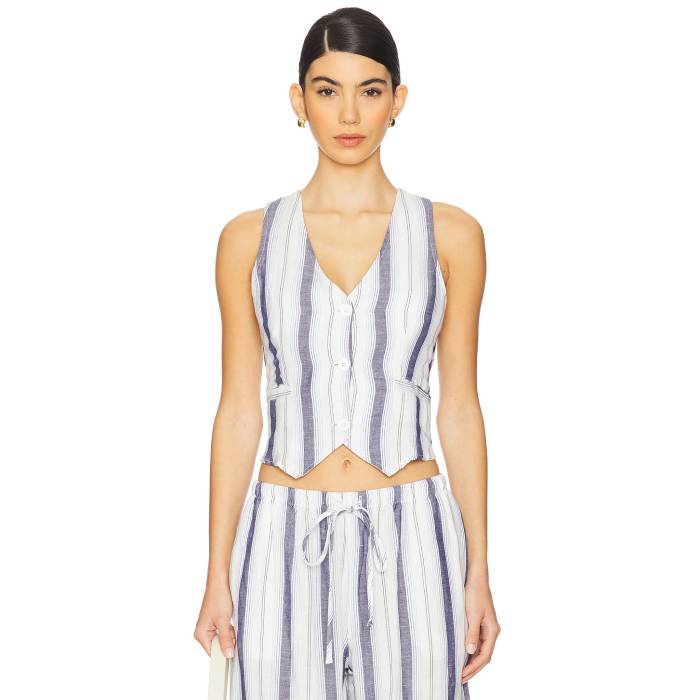 ベラダール Bella Dahl  ベスト レディース Stripe ストライプ