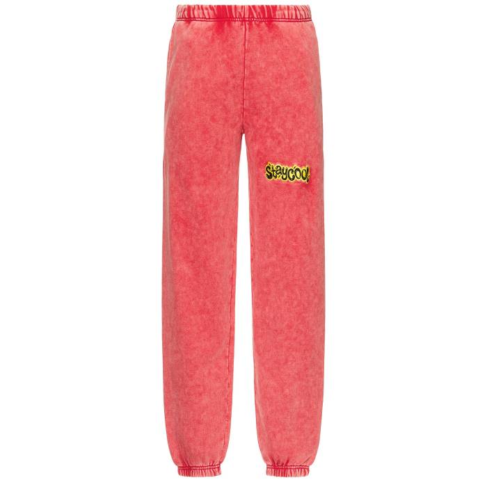 Stay Cool 【 Staycool X Gushers Acid Wash Sweatpants Men Strawberry 】 ロングタイツ メンズファッション ズボン パンツ メンズ