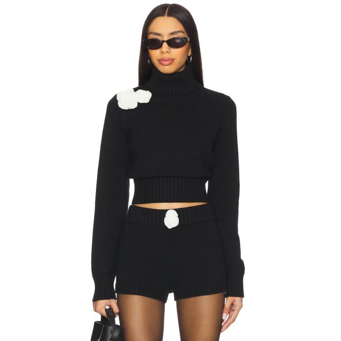 Lovers And Friends 【 Dinah Sweater Women Black 】 トレーナー レディースファッション トップス ニット セーター その他 レディース 黒色 ブラック