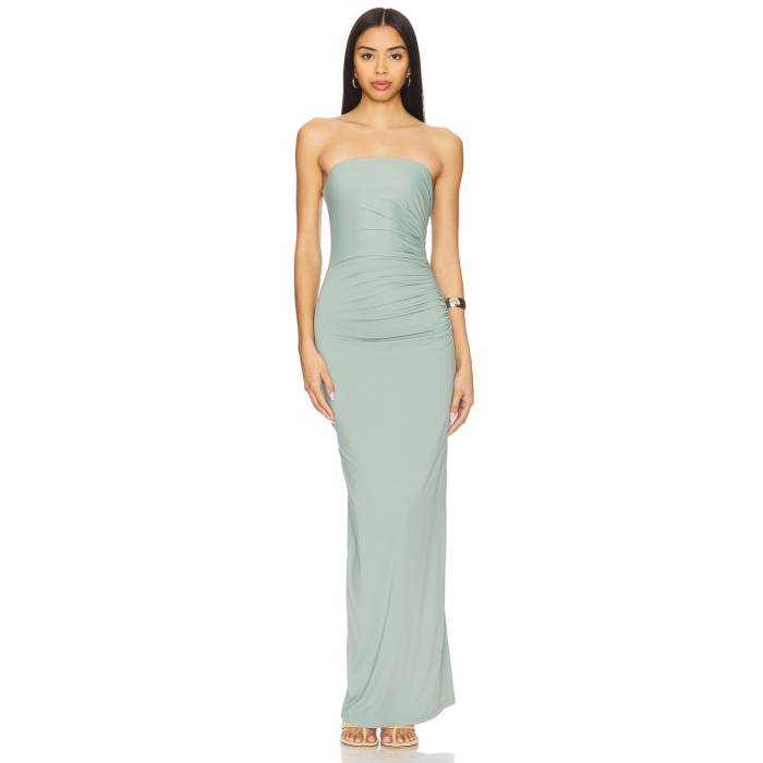 Nakedvice 【 X Revolve The Evelyn Dress Women Sage 】 ドレス レディースファッション ドレス レデ..