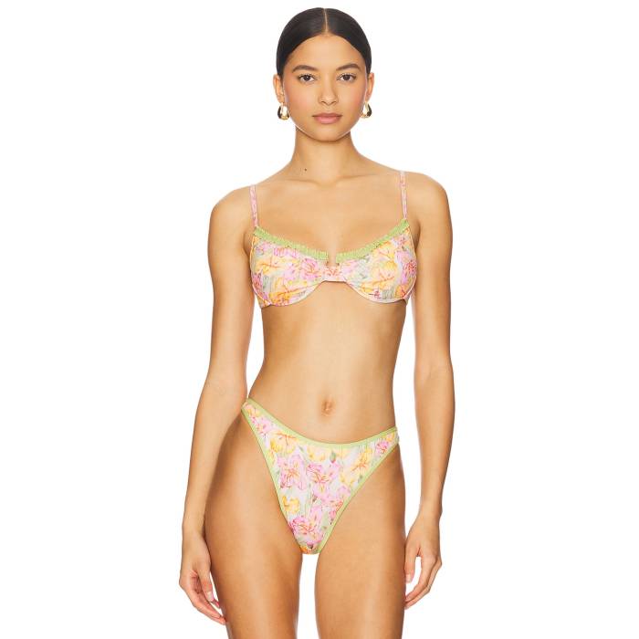 Heavy Manners 【 Ruffled Up Underwire Bikini Top Women It's In His Kiss 】 レディースファッション 水着 レディース