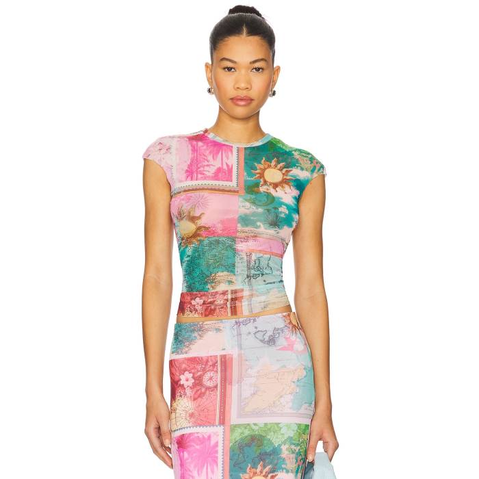 ブランド名Afrm性別Women(レディース)商品名Nina Topカラー・Tropic Postcard