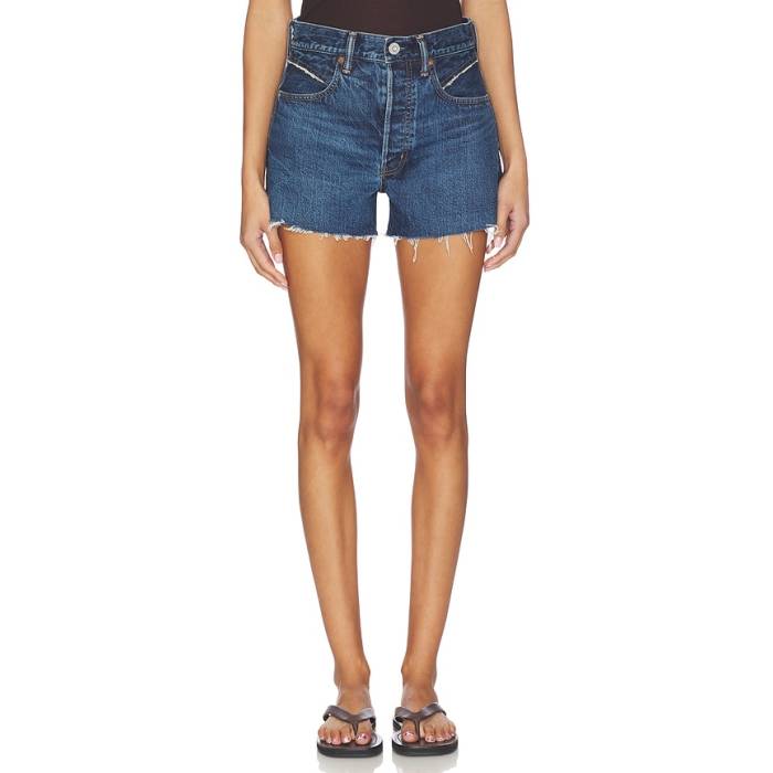 Moussy Vintage  ウェスタン ショーツ レディース 青色 ブルー
