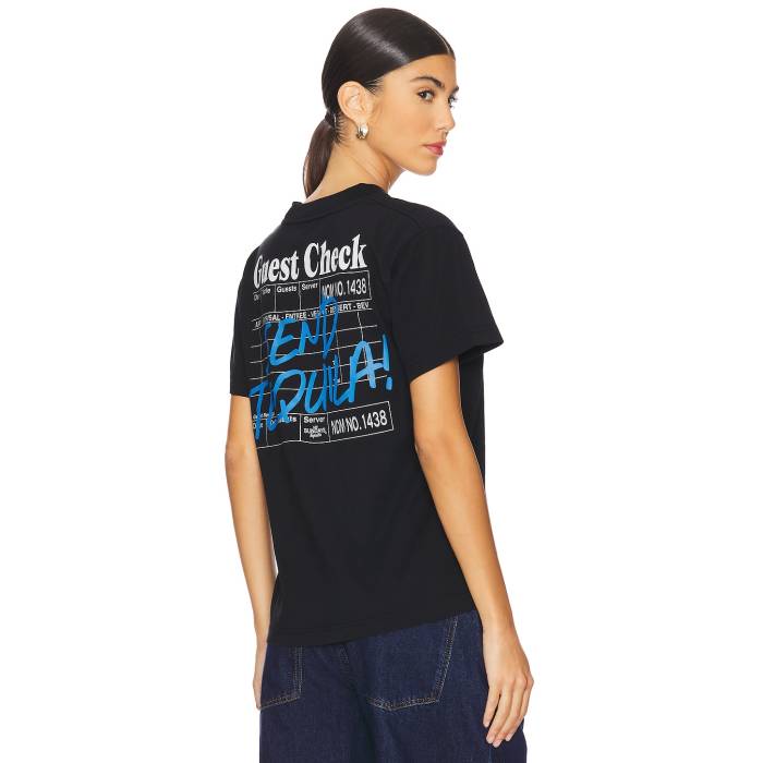 Los Sundays 【 The Bar Tab Tee Unisex Black 】 Tシャツ レディースファッション トップス Tシャツ カットソー ユニセックス 黒色 ブラック