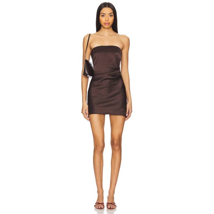 Bec + Bridge 【 Symone Mini Dress Women Dark Chocolate 】 ドレス レディースファッション ドレス ..