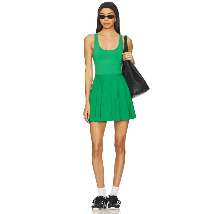 ӥɥ襬 Beyond Yoga  Score Pleated Dress Women Home Court Green  ɥ쥹 ǥեå...