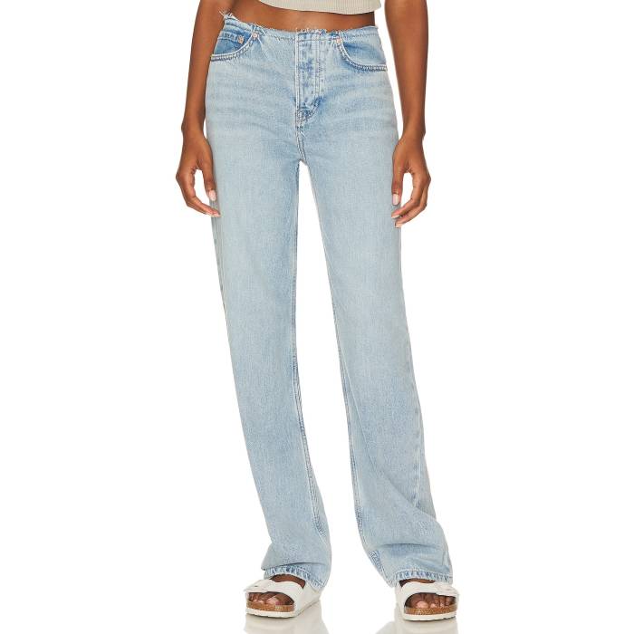 ブランド名Grlfrnd性別Women(レディース)商品名Jordan Low Rise Frayed Waist Boyfriend Jeansカラー・Hot Springs