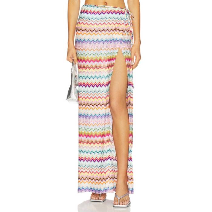 Missoni 【 Long Skirt Women Multicolor With Light Base 】 レディース