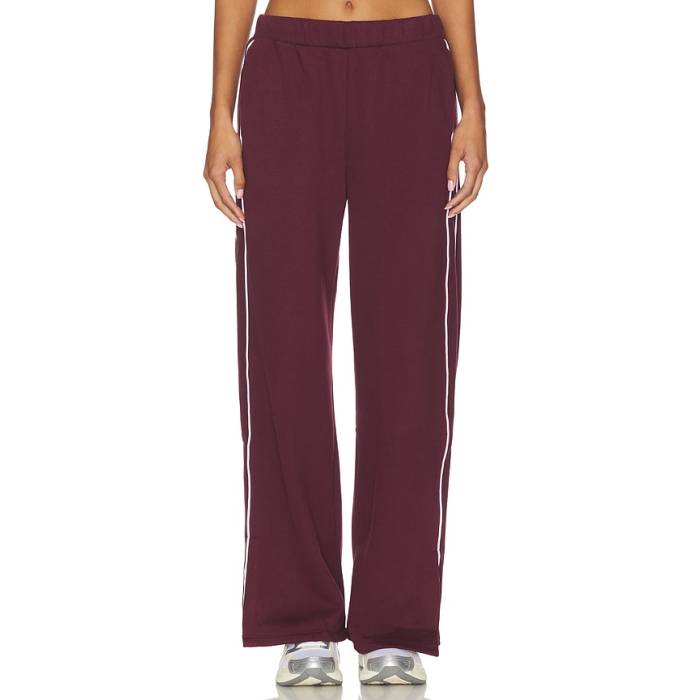 ビヨンドヨガ Beyond Yoga 【 Luxe Fleece Piper Wide Leg Pant Women Dark Cherry 】 フリース パンツ レディース