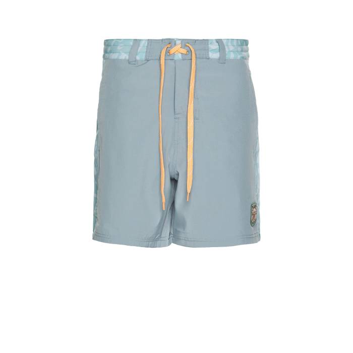 Malbon Golf 【 Grotto Trunks Men Light Blue 】 メンズファッション 水着 メンズ 青色 ブルー