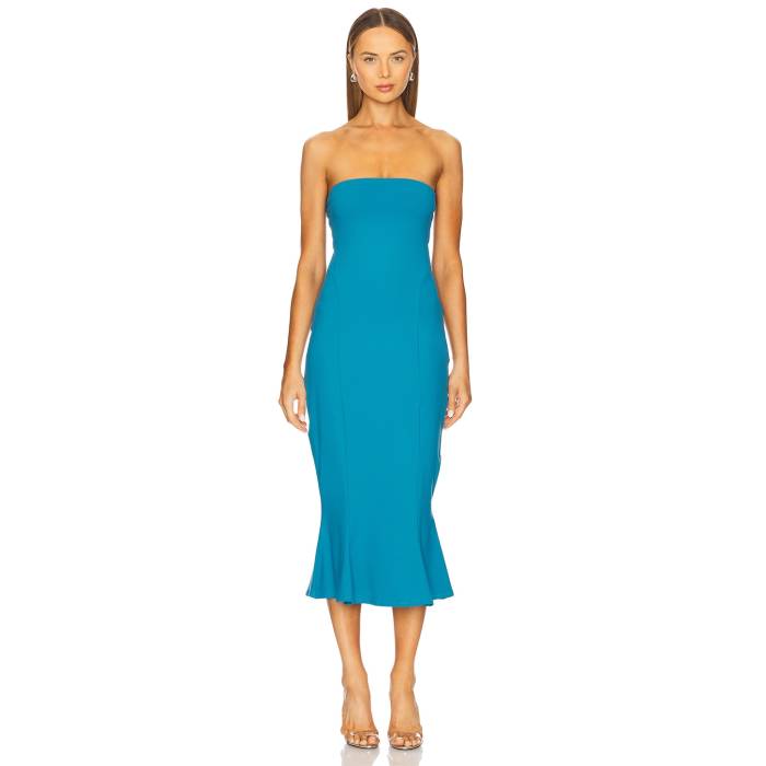 スサナモナコ Susana Monaco 【 Tube Trumpet Midi Dress Women Ibiza 】 ドレス レディースファッション ドレス レディース