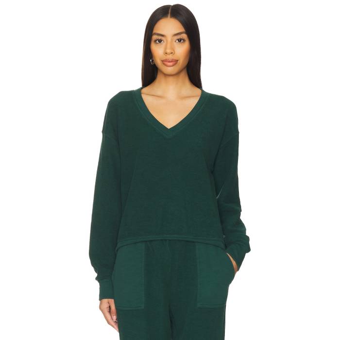 Bobi 【 Sweater Women Pines 】 トレーナー インナー 下着 ナイトウェア レディース ナイトウェア ル..