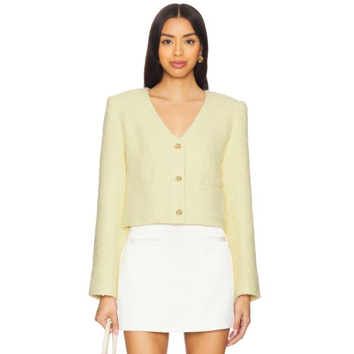 Astr The Label 【 Marleigh Jacket Women Lemon 】 Jacket ジャケット レディースファッション コート ジャケット レディース
